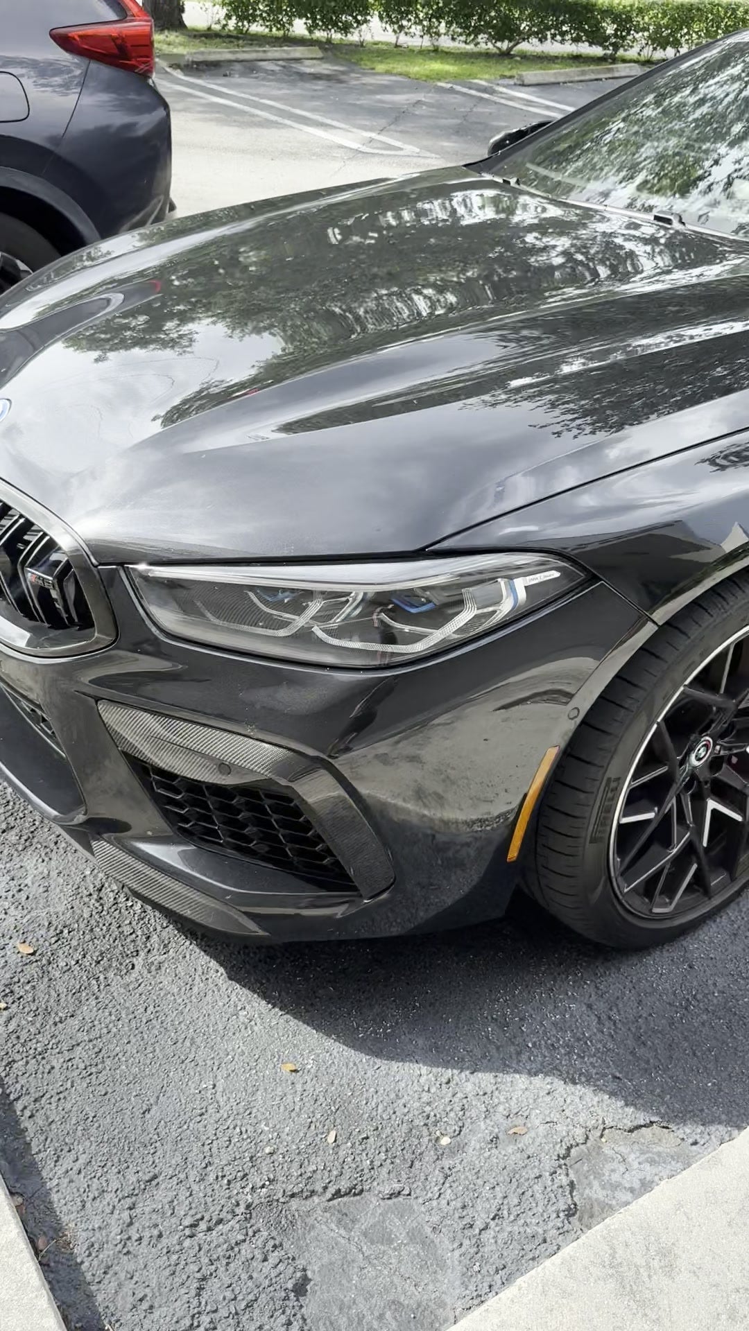 BMW M8 Competition in gray at Velocity Factor in Coral Springs