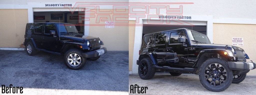 2015 Jeep Wrangler with Fuel D560 Wheels and Fuel Gripper MT Tires