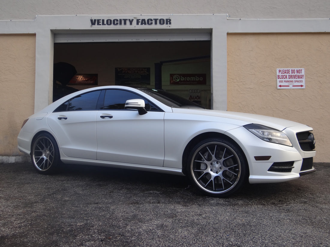 Velocity Factor does a makeover on a 2012 Mercedes CLS 550