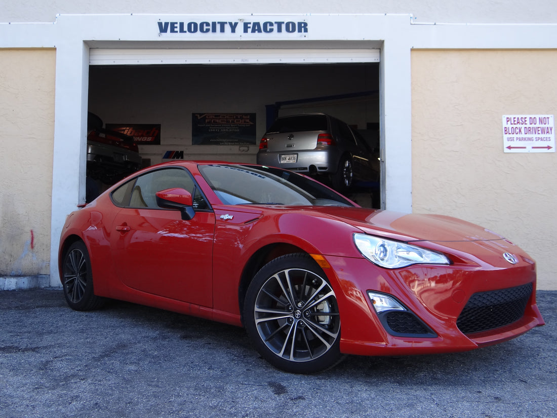 Velocity Factor – 2013 Scion FR-S Rays 57 Xtreme wheels on Toyo Proxes tires.