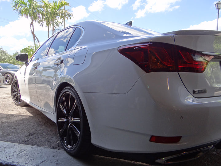 Velocity Factor – 2015 Lexus GS350 F- Sport Tanabe lowering Springs. Painted  Wheels and brake calipers makeover!!