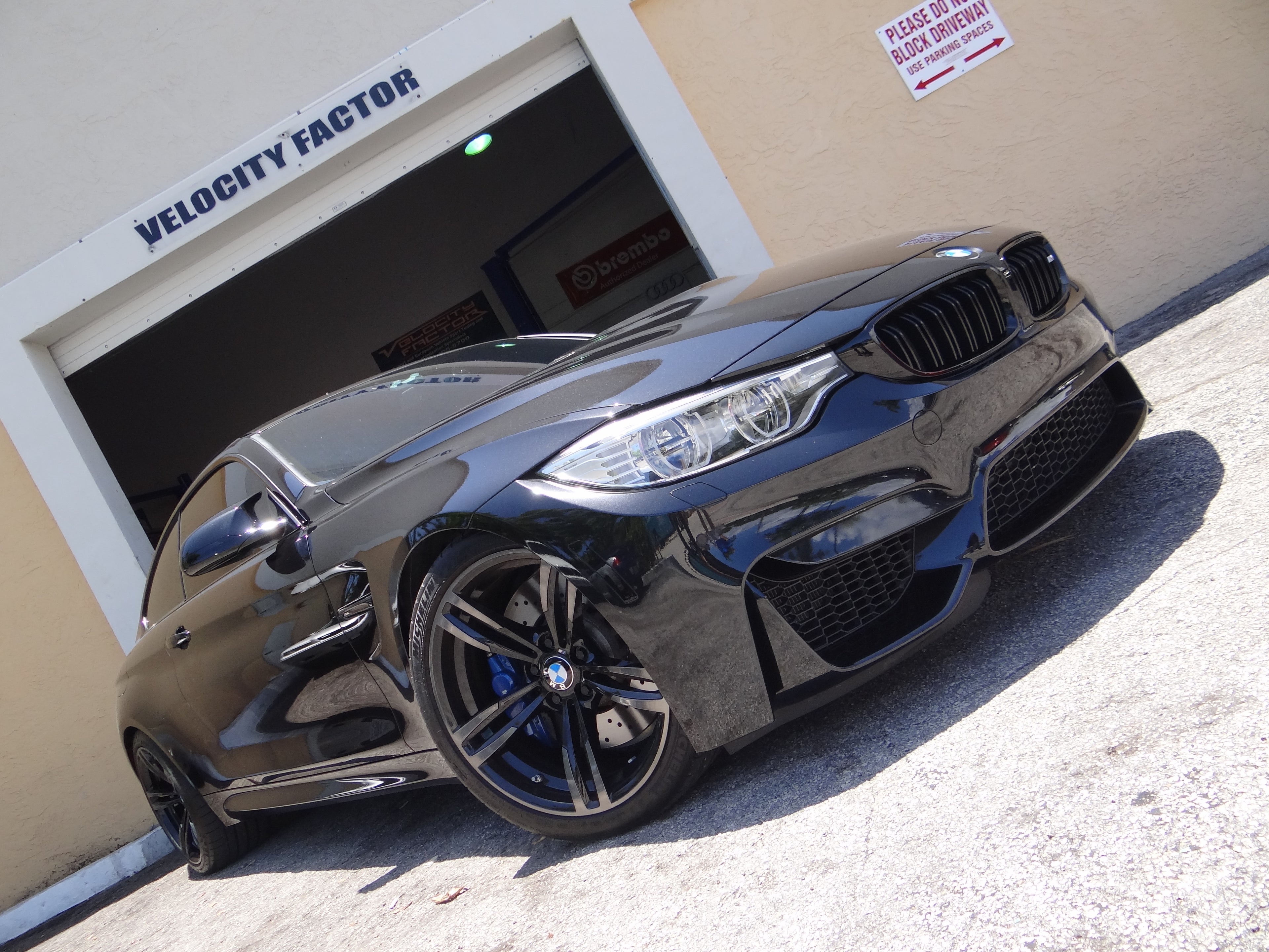 Velocity Factor – 2015 BMW M4 – KW Sleeve Coilover Kit Installed