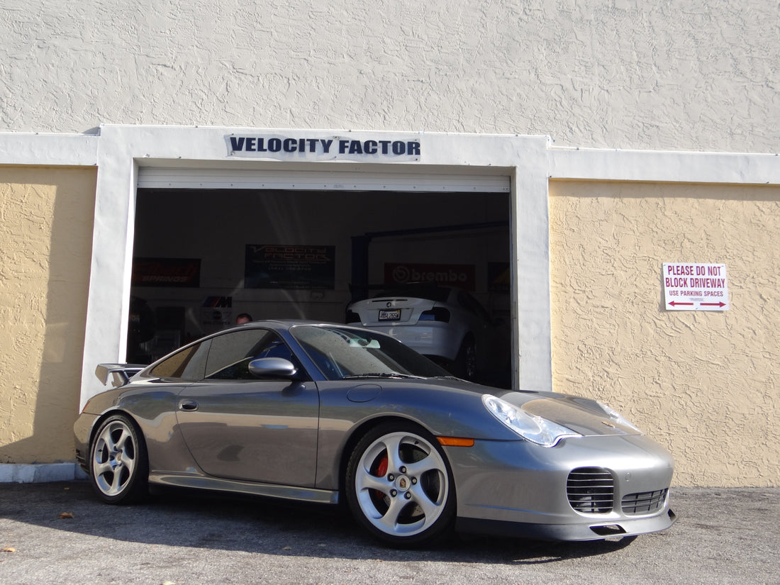 Velocity Factor – 2005 Porsche 996 C4S – H&R Springs & Misha wing (Spoiler)