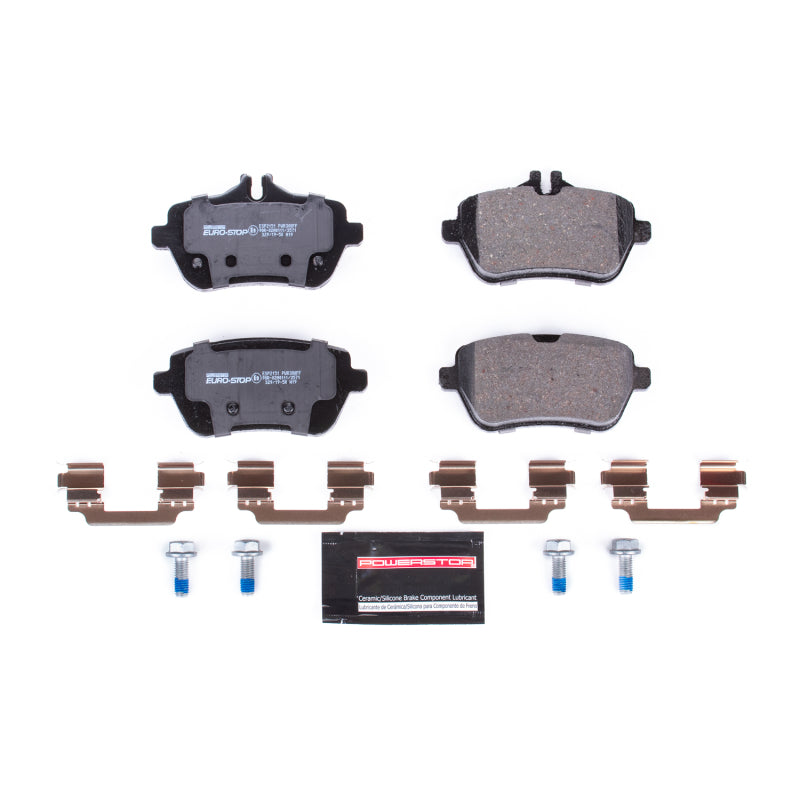 Power Stop 13-18 Mercedes-Benz SL550 Euro-Stop ECE-R90 Rear Brake Pads