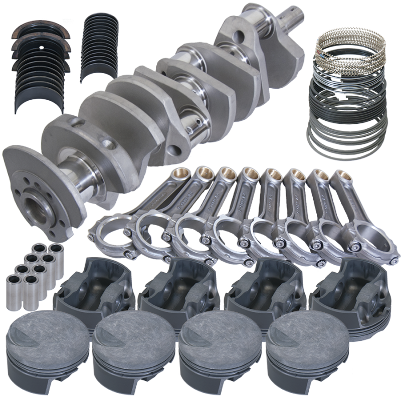 Eagle Chevy 454 4.250in Crank 6.385in I-Beam Rods -3cc Flat Top 4.280in Pistons Rotating Assembly