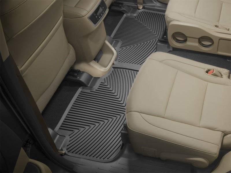 WeatherTech 2014+ Toyota Highlander Rear Rubber Mats - Black