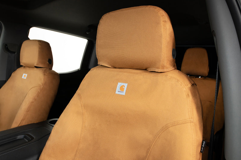 Covercraft 11-24 Dodge Ram Carhartt SeatSaver Custom Second Row Seat Covers - Brown