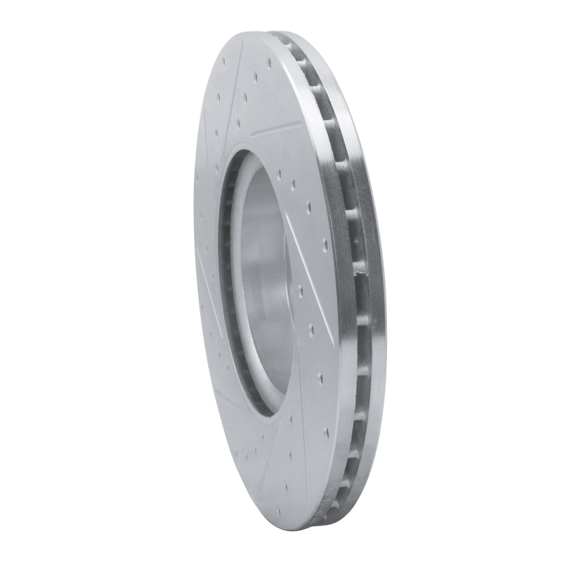 R1 01-03 Volkswagen EuroVan Front Right Drilled & Slotted Silver Brake Rotor
