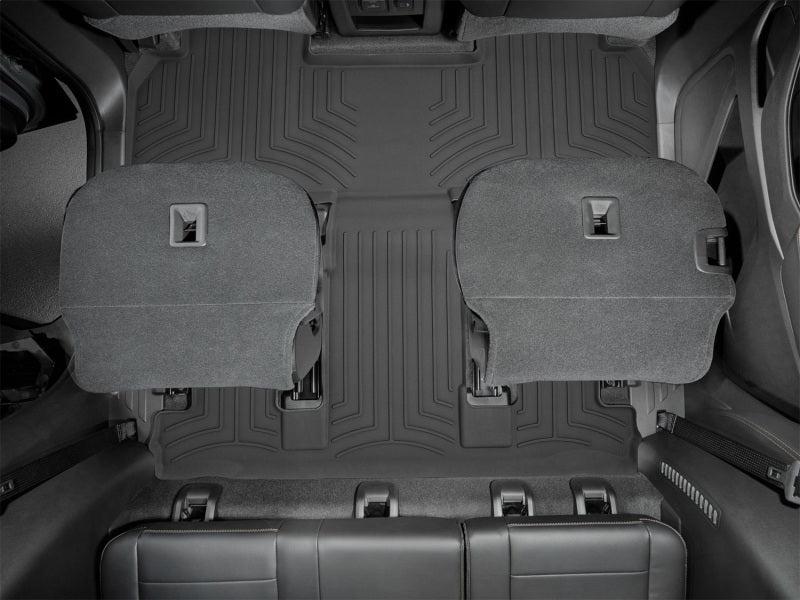 WeatherTech 18-23 Chevrolet Traverse w/2nd Row Bench or Bucket Rear FloorLiner HP - Black