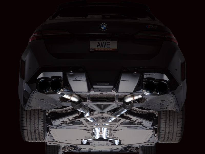 AWE Tuning BMW G90/G99 M5 Track Edition Cat-Back Exhaust - Diamond Black Tips