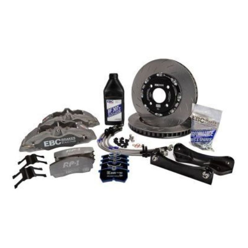 EBC Racing Volkswagen UP GTI Anodized Apollo-4 Calipers 330mm Rotors Front Big Brake Kit