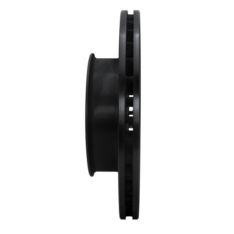 R1 92-95 Volkswagen EuroVan Front Left Drilled & Slotted Black Brake Rotor