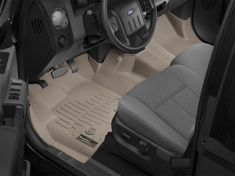 WeatherTech 12-13 Ford F250/F350/F450/F550 Front Floorliner OTH - Tan