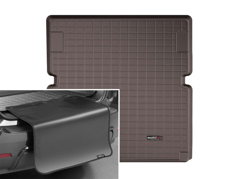 WeatherTech 2019+ BMW X7 40i Cargo With Bumper Protector - Cocoa