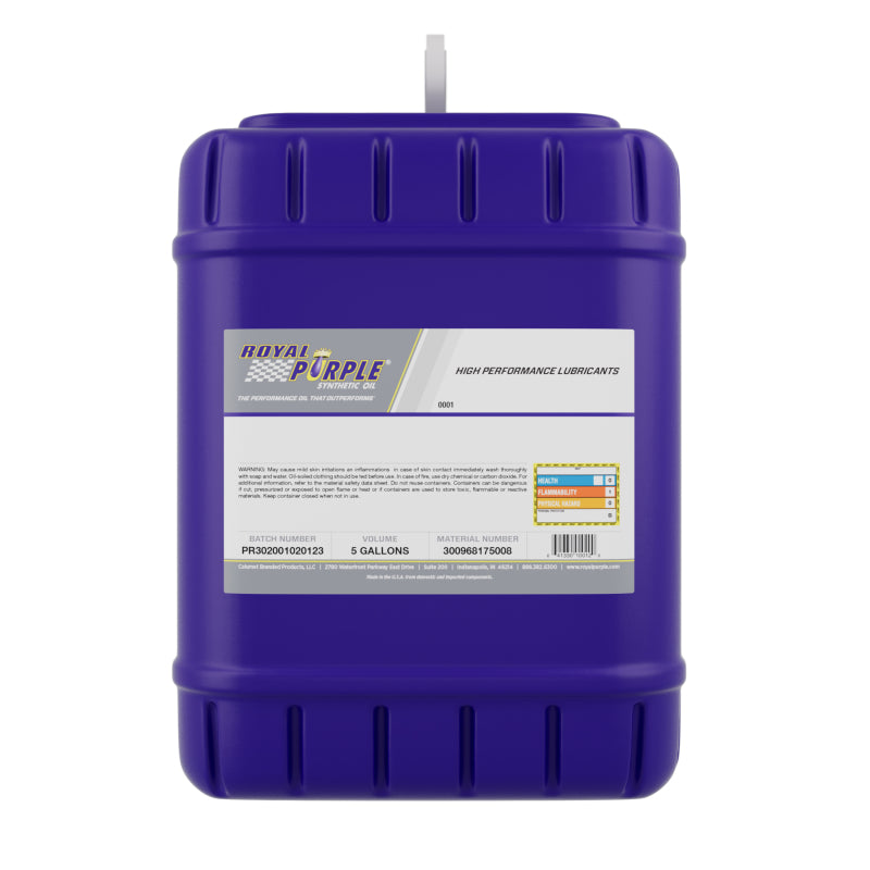 Royal Purple Premium Synthetic High Performance Multi-Grade 10W30 Motor Oil - 5 Gallon