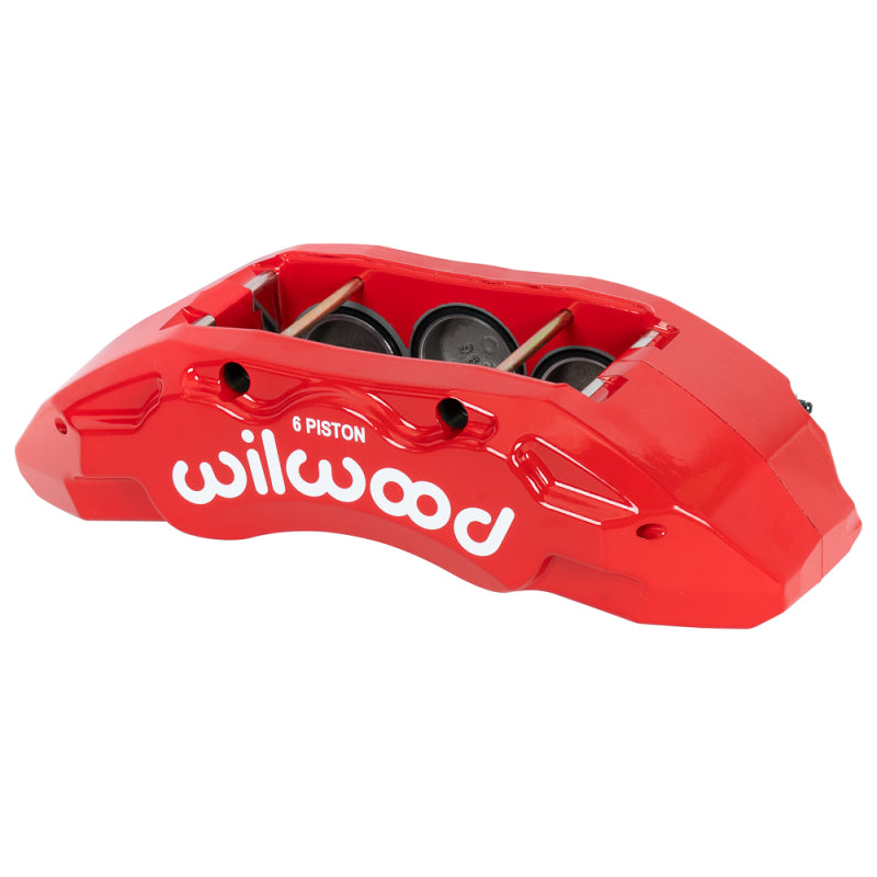 Wilwood caliper TX6-DM 05-12 ford F-250/350 2.00 /1.88/1.88 1.50 rotor R/H red