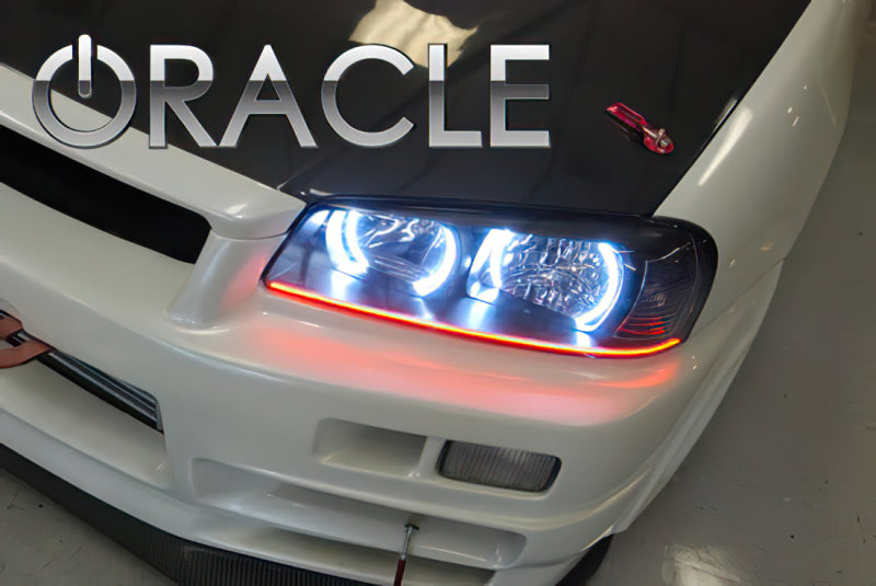 Oracle 98-01 Nissan Skyline LED Headlight Halo Kit - Blue