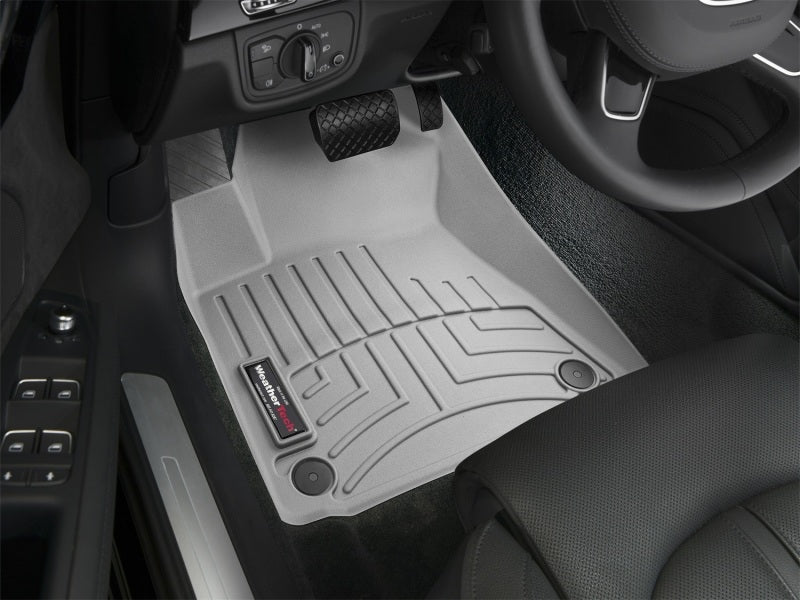 WeatherTech 11+ Audi A8 Front FloorLiner - Grey