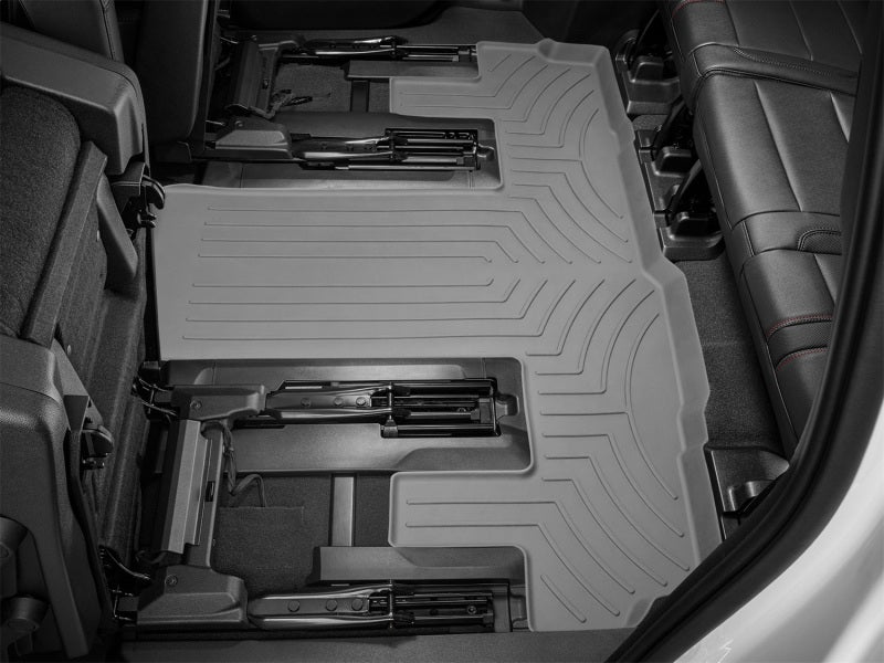 WeatherTech 2021+ Chevrolet Suburban Rear FloorLiner HP - Grey