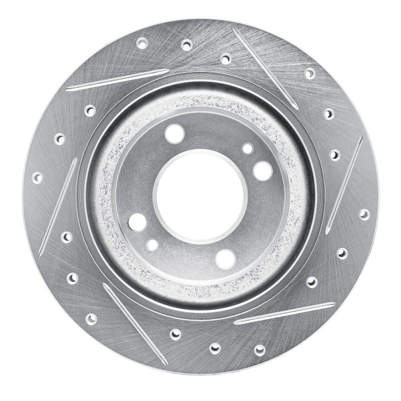 R1 16-25 Dodge Attitude (Mexico) Front Left Drilled & Slotted Silver Brake Rotor