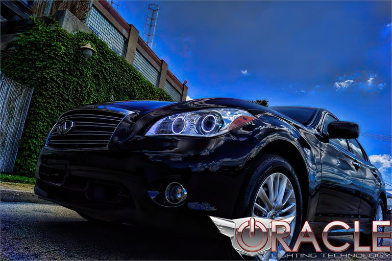Oracle 10-13 Infiniti M37 LED Headlight Halo Kit - Blue