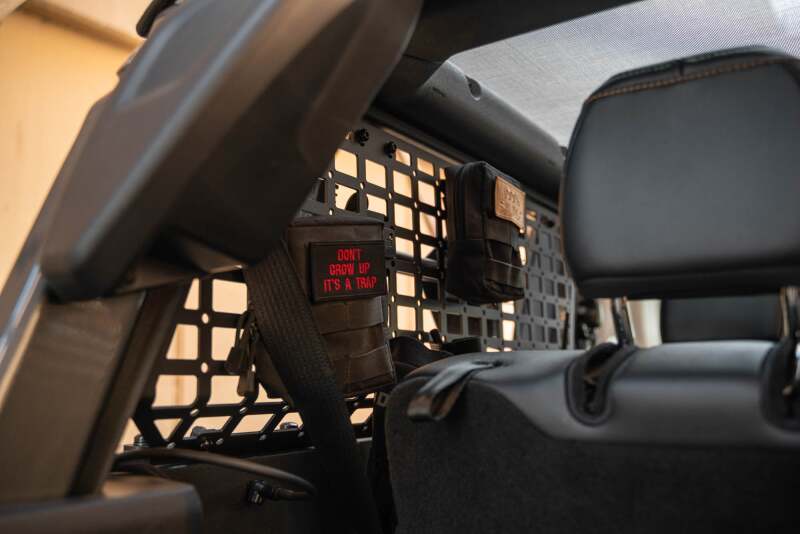 DV8 Offroad 21-24 Ford Bronco 2-Door Rear Window Pocket Molle Panels