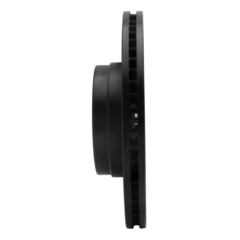 R1 06-09 Land Rover Range Rover Front Left Drilled & Slotted Black Brake Rotor