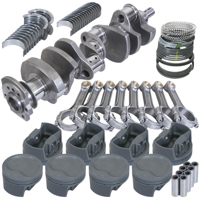 Eagle Chevy LT1350 1Pc 3.750in Crank 5.700in I-Beam Rods -16cc 4.030in Pistons Rotating Assembly