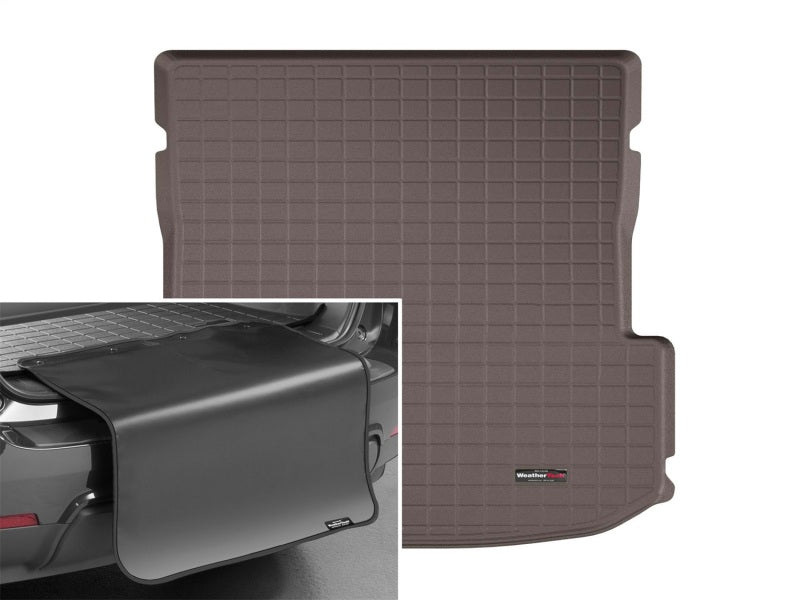 WeatherTech 2020+ Hyundai Palisade Cargo With Bumper Protector - Cocoa