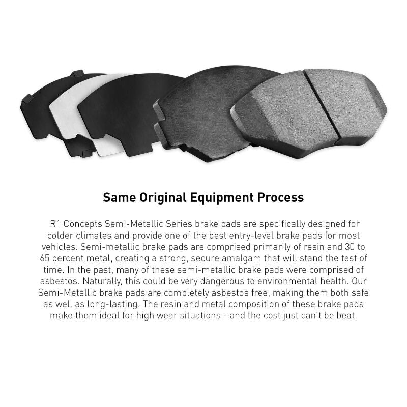 R1 08-14 Cadillac CTS-V Front Semi Met Brake Pads