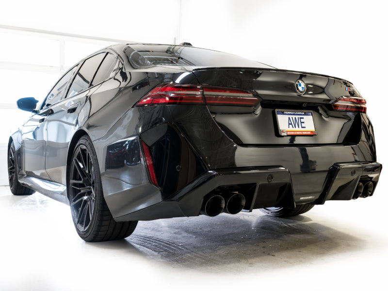 AWE Tuning BMW G90/G99 M5 Track Edition Cat-Back Exhaust - Diamond Black Tips