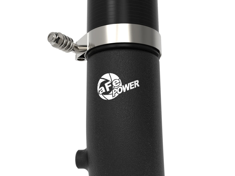 aFe BladeRunner 3in & 3-1/2in AL Hot and Cold Charge Pipe Kit Black RAM Diesel Trucks 25-26 L6-6.7L