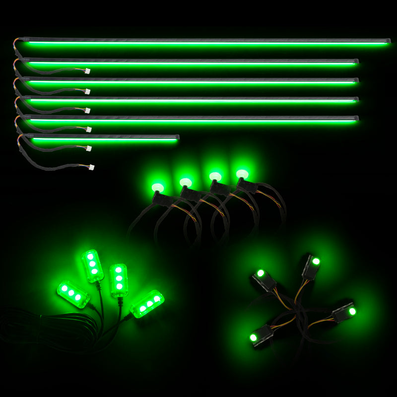 Oracle Lighting Dynamic Colorshift 18 Piece Universal Full LED Interior Dash Board Kit