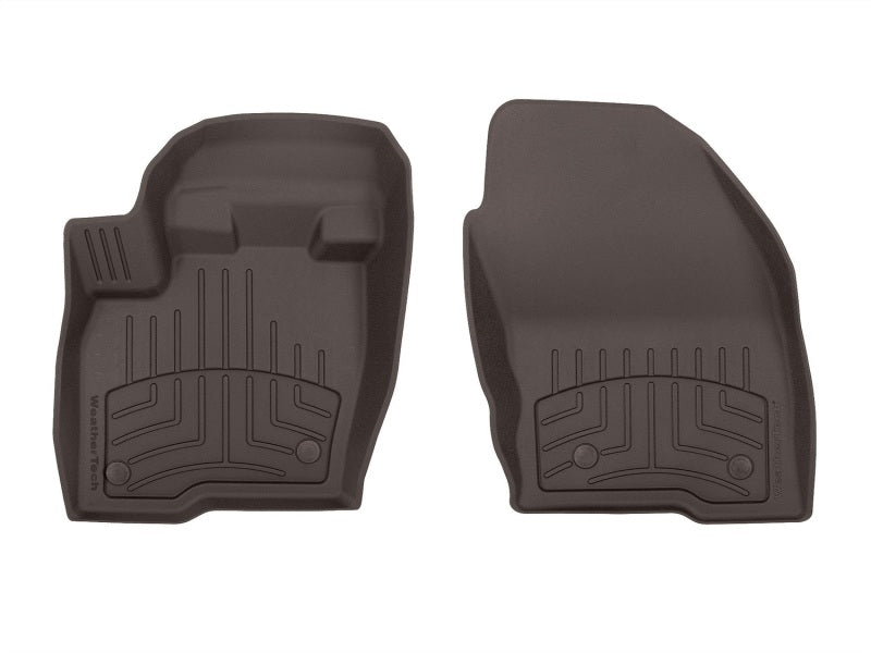 WeatherTech 16-18 Lincoln MKX / 19-23 Nautilus Front FloorLiner HP - Cocoa