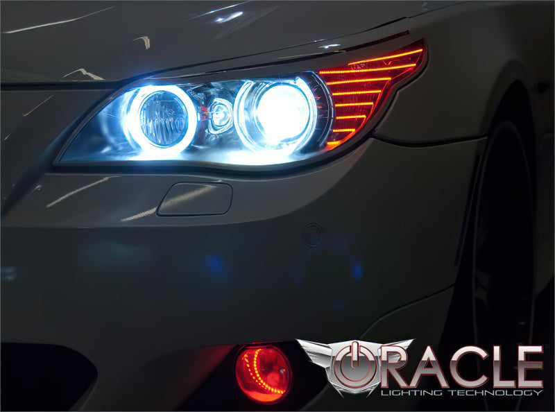 Oracle 03-10 BMW 5 Series LED Headlight Halo Kit - Red