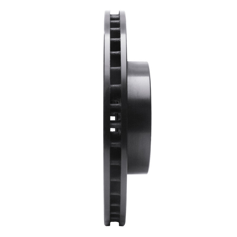 R1 91-95 Volvo 780 Front Left Drilled & Slotted Black Brake Rotor