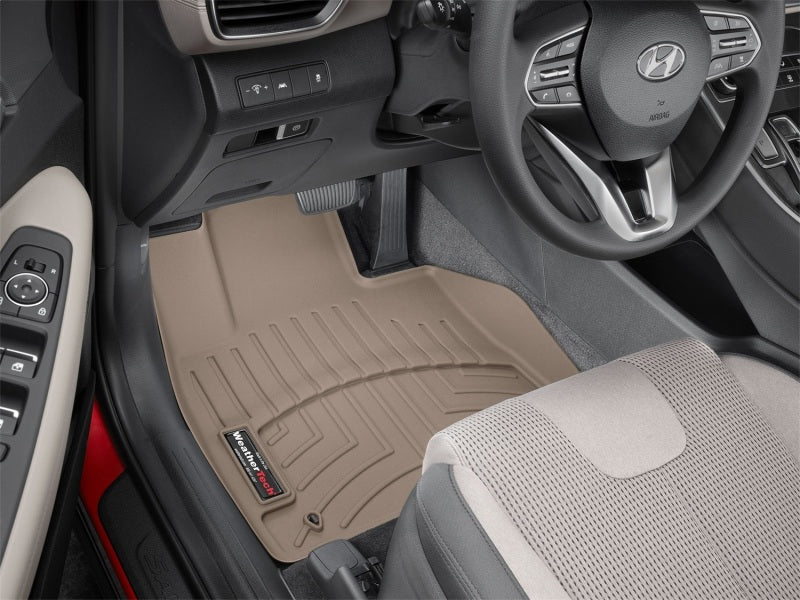WeatherTech 2021+ Hyundai Santa Fe Front FloorLiner - Tan
