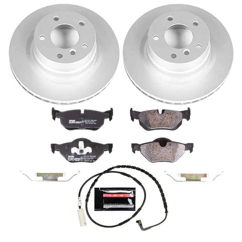 Power Stop 2006 BMW 325i Rear Euro-Stop Brake Kit