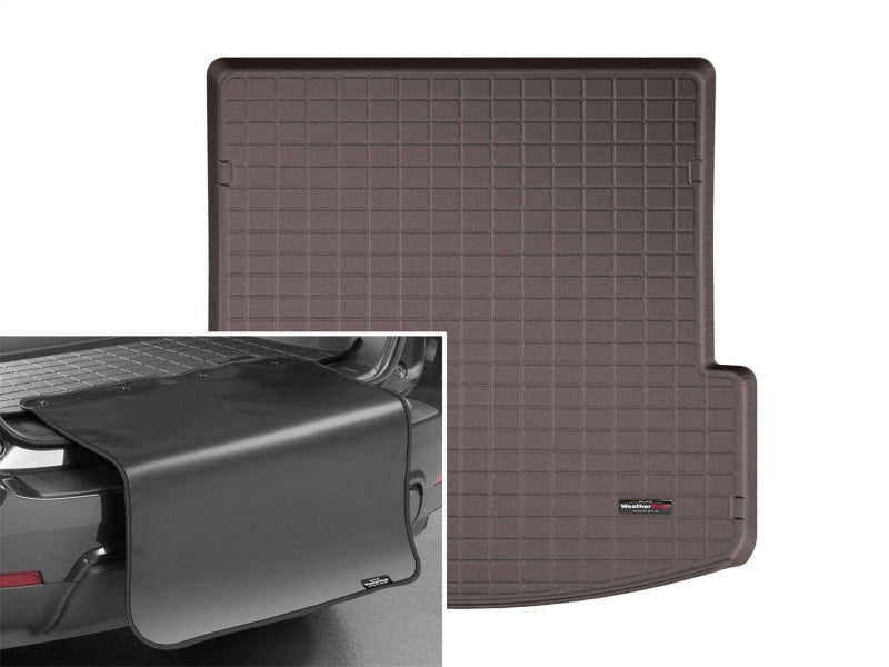 WeatherTech 2020+ Kia Telluride Cargo With Bumper Protector - Cocoa
