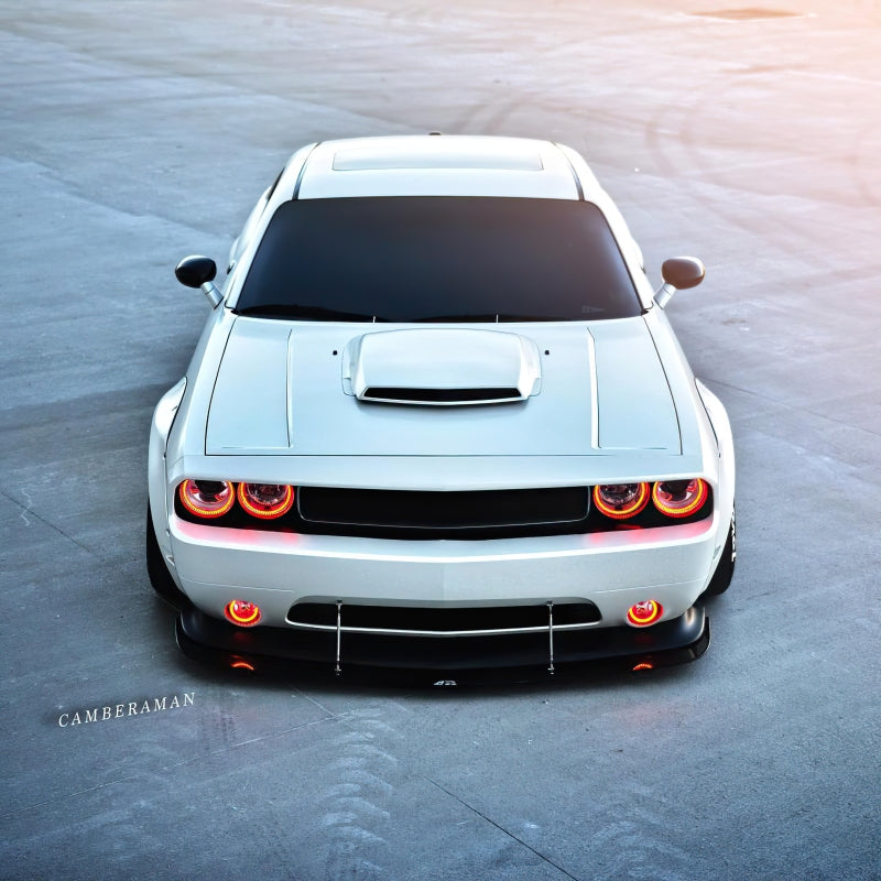 Oracle 08-14 Dodge Challenger LED Projector Headlight Halo Kit - Red