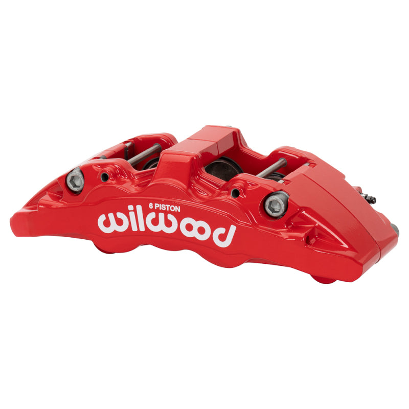 Wilwood caliper AERO6-DM bronco 21-24/RANGER 19- 22 1.75/1.62/1.62 1.25 rotor L/H red