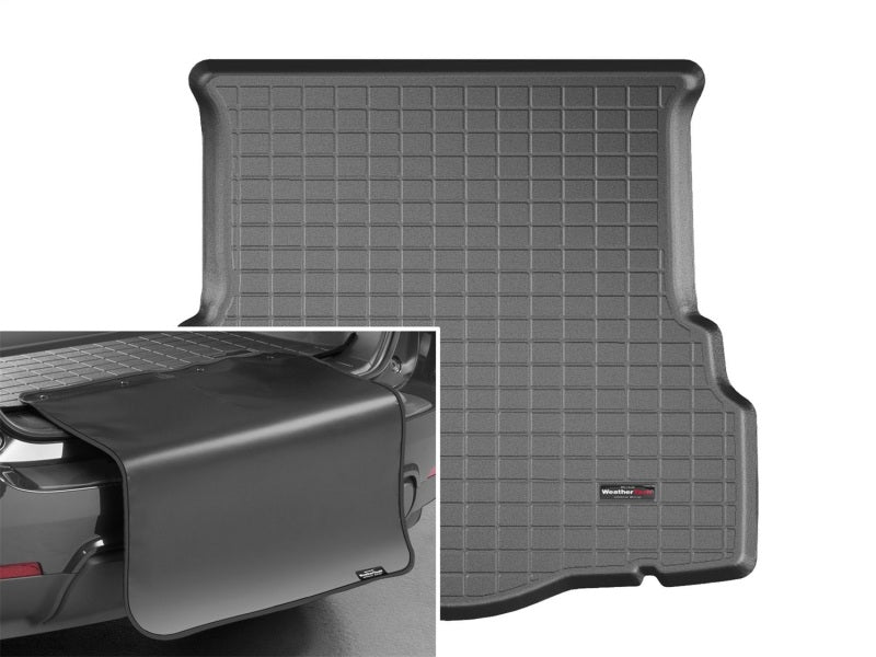 WeatherTech 13+ Ford Fusion Cargo Liner w/ Bumper Protector - Black