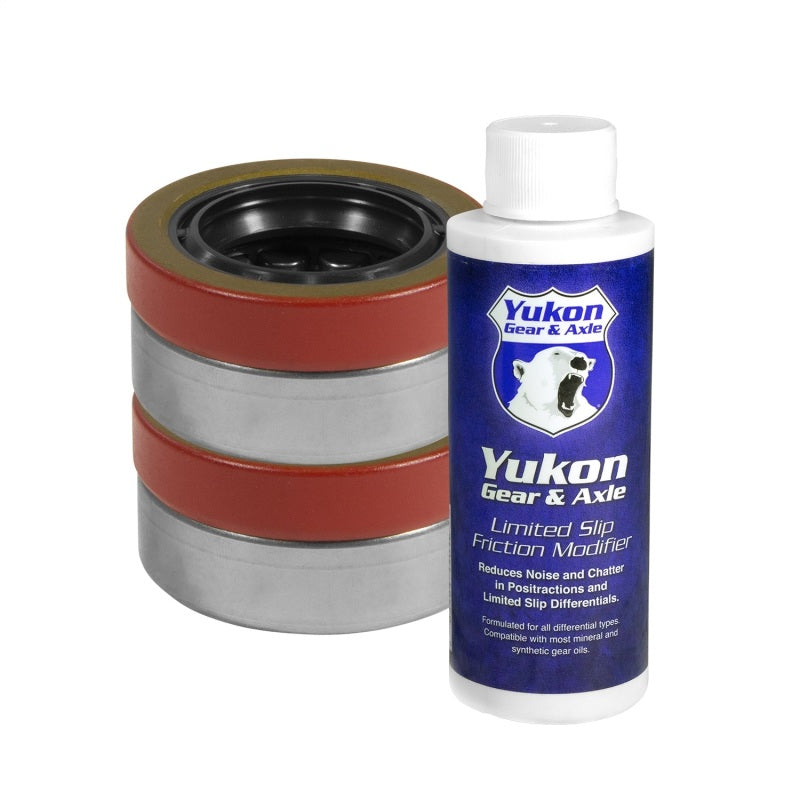 Yukon Gear 8.2in GM 3.08 Rear Ring & Pinion Install Kit 28 Spline Positraction 2.25in Axle Bearings