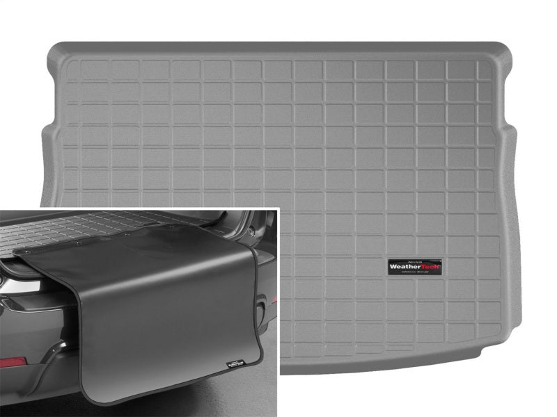 WeatherTech 2015+ VW Golf/GTI/R (5-Door Hatchback) Cargo Liners With Bumper Protector - Grey