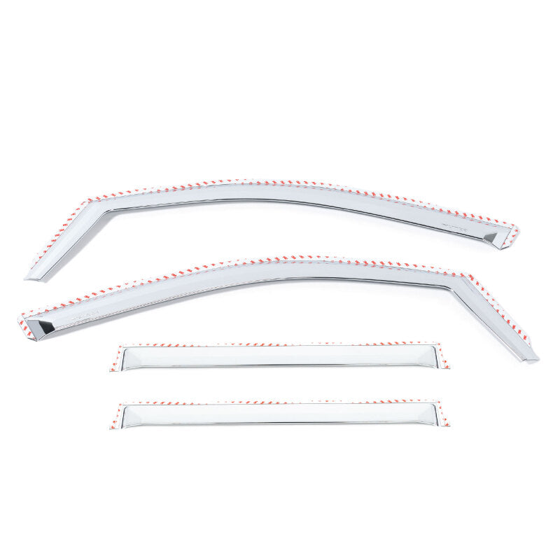 Putco 19-20 Ram 1500 - Crew Cab (Set of 4) Element Chrome Window Visors