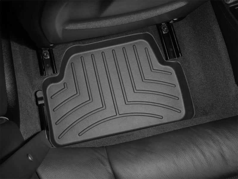 WeatherTech 08+ BMW 1-Series Rear FloorLiner - Black