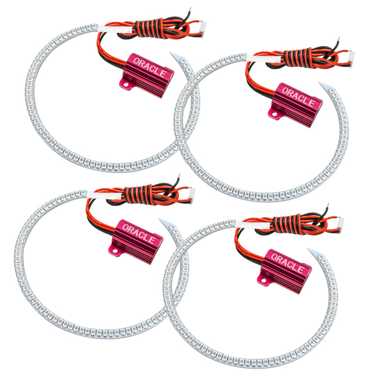 Oracle 98-05 BMW M3 LED Headlight Halo Kit - Red