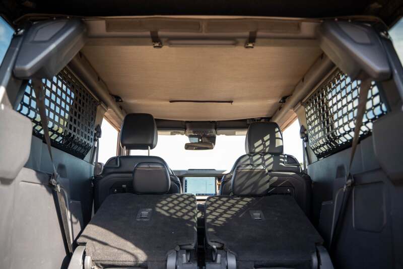 DV8 Offroad 21-24 Ford Bronco 2-Door Rear Window Pocket Molle Panels