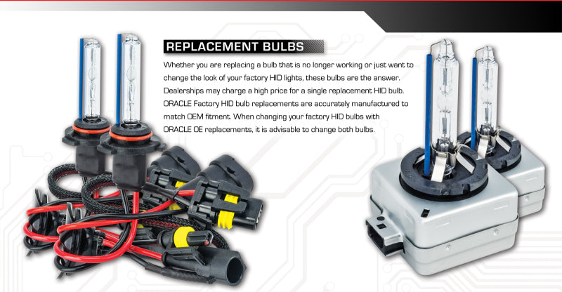 Oracle H11 Xenon HID Bulb - 8000K