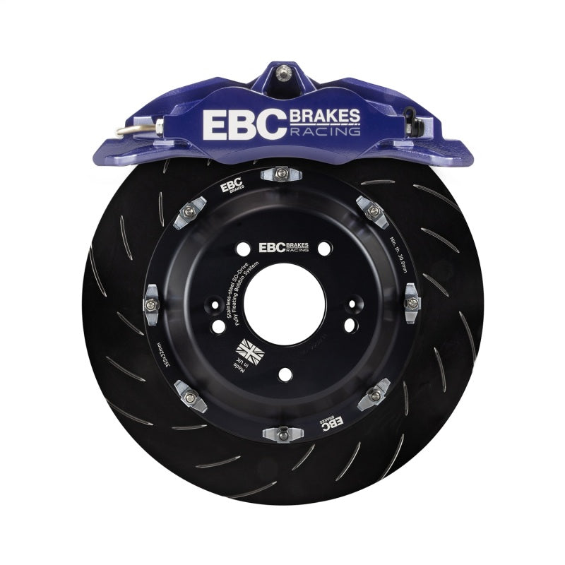 EBC Racing 12-19 BMW 3-Series (F30/F31/F34) Blue Apollo-4 Calipers 355mm Rotors Front Big Brake Kit